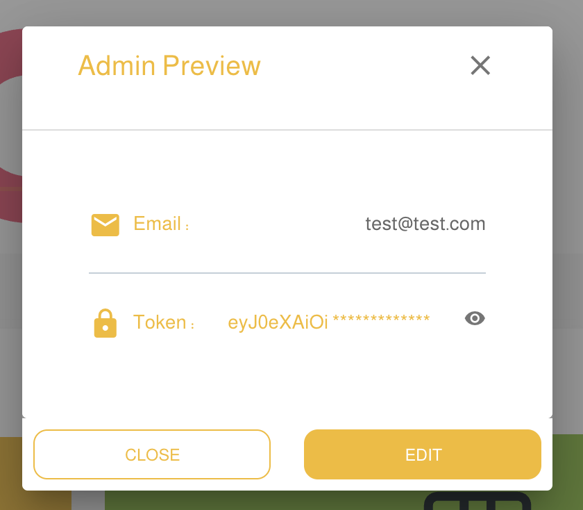 Account Information Section
